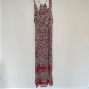 Joie Silk Pleated Maxi Dress